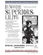 In Nomine Superiors: Lilith