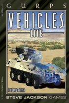 GURPS Classic: Vehicles Lite
