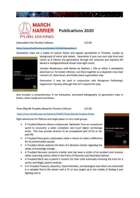 March Harrier Publishing Catalogue 2020