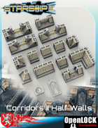 Corridor II Half S-Wall Tiles