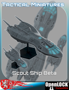 Tactical Miniatures Scout Ship Beta
