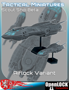 Tactical Miniatures Scout Ship Beta Airlock Variant
