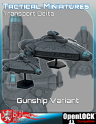 Tactical Miniatures Transport Delta Gunship Variant