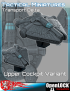 Tactical Miniatures Transport Delta Upper Cockpit Variant