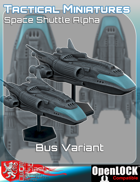 Tactical Miniatures Space Shuttle Alpha Bus Variant