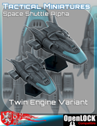 Tactical Miniatures Space Shuttle Alpha Twin Engine Variant