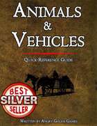 D&D 5ed ANIMALS & VEHICLES