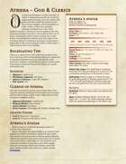ATHENA DND 5e - God, Clergy & Avatar