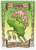 Elemental Green White Token