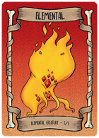 Elemental Red Token