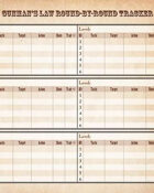 Gunman’s Law Round-by-Round Tracking Card