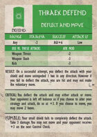 GQR Thraex Deflect & Move (replacement card)
