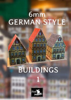 6mm GERMAN STYLE BUILDINGS 1