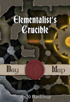 30x20 Battlemap - Elementalist’s Crucible