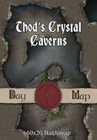 60x20 Battlemap - Thod’s Crystal Caverns