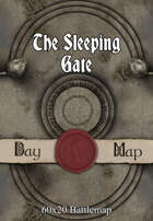 60x20 Battlemap - The Sleeping Gate