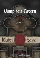 30x20 Multi-Level Battlemap - Vampire’s Tavern
