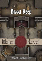 30x20 Multi-Level Battlemap - Blood Keep