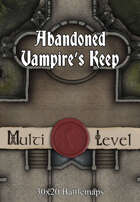 30x20 Multi-Level Battlemap - Abandoned Vampire’s Keep