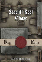 60x20 Battlemap - Seacliff Roof Chase
