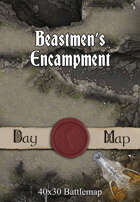 40x30 Battlemap - Beastmen’s Encampment