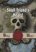 30x20 Multi-Level Battlemap - Skull Island’s Hoard