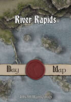 40x30 Battlemap - River Rapids