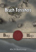 40x30 Battlemap - Beach Foreshore