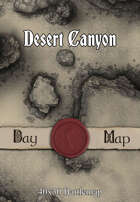 40x30 Battlemap - Desert Canyon