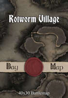 40x30 Battlemap - Rotworm Village