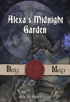 40x30 Battlemap - Alexa’s Midnight Garden