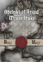 40x30 Battlemap - Obelisks of Frigid Mount Ibuki