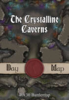 40x30 Battlemap - The Crystalline Caverns