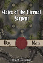 40x30 Battlemap - Gates of the Eternal Serpent