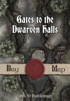 40x30 Battlemap - Gates to the Dwarven Halls