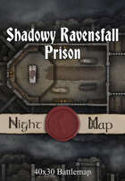 40x30 Battlemap - Shadowy Ravensfall Prison