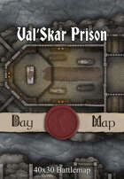 40x30 Battlemap - Val’Skar Prison