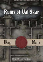 40x30 Battlemap - Ruins of Val’Skar