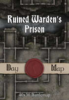 40x30 Battlemap - Ruined Warden’s Prison