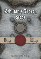 40x30 Battlemap - Zebutap’s Frozen Steps