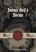 40x30 Battlemap - Snowy God’s Shrine