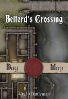 40x30 Multi-Level Battlemap - Belford's Crossing