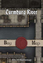 40x30 Multi-Level Battlemap - Turmburg River