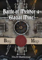 30x20 Battlemap - Battle of Melthor 4 Glacial Mine