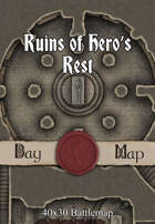 40x30 Battlemap - Ruins of Hero’s Rest