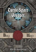 40x30 Battlemap - Turtle Space Voyager