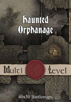 40x30 Multi-Level Battlemap - Haunted Orphanage