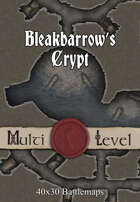 40x30 Multi-Level Battlemap - Bleakbarrow’s Crypt