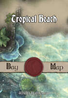 40x30 Battlemap - Tropical Beach