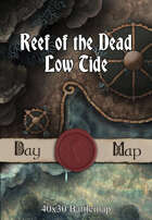 40x30 Battlemap - Reef of the Dead Low Tide